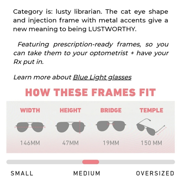 🧡 Quay Australia Lustworthy Glasses Blue Light Pink - Picture 4 of 8